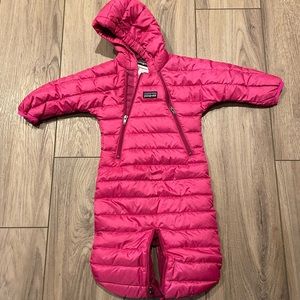Patagonia Infant Down Filled Bunting Suit - Like New